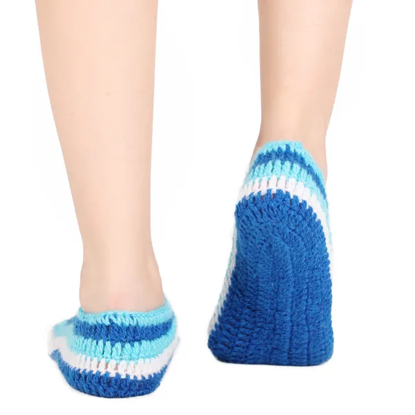 Blue_Woolen_Socks_For_Women