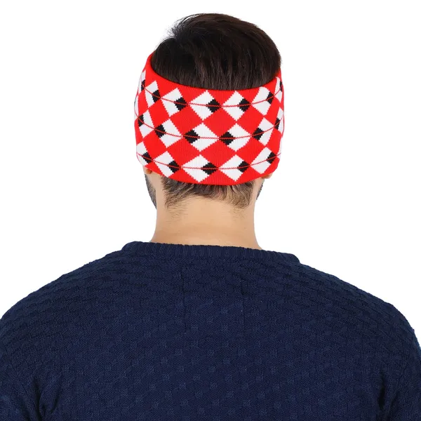 Red_Woolen_Earwarmer_For_Unisex