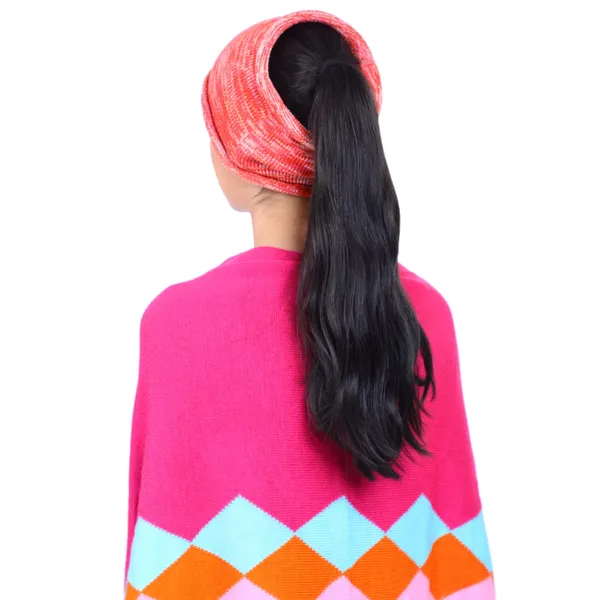 Peach_Woolen_Headband_For_Women
