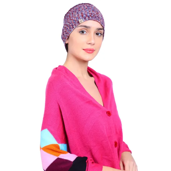 Multicolor_Woolen_Cap_For_Women