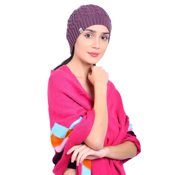 Purple_Woolen_Cap_For_Women