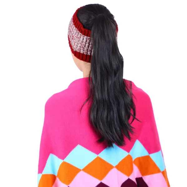 Maroon_Woolen_Headband_For_Women