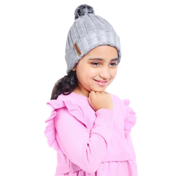 Grey_Woolen_Cap_For_Unisex_Child