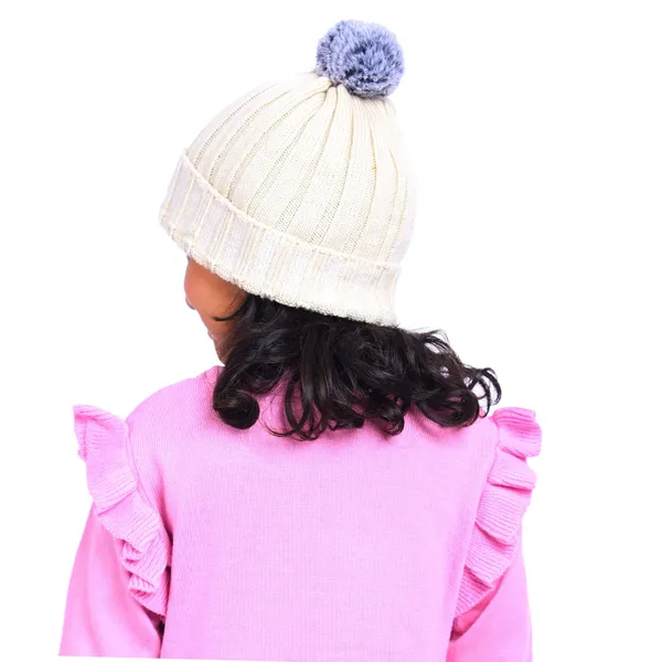 Cream_Woolen_Cap_For_Unisex_Child