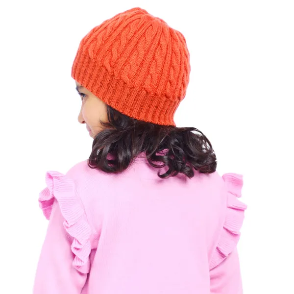 Orange_Woolen_Cap_For_Unisex_Child