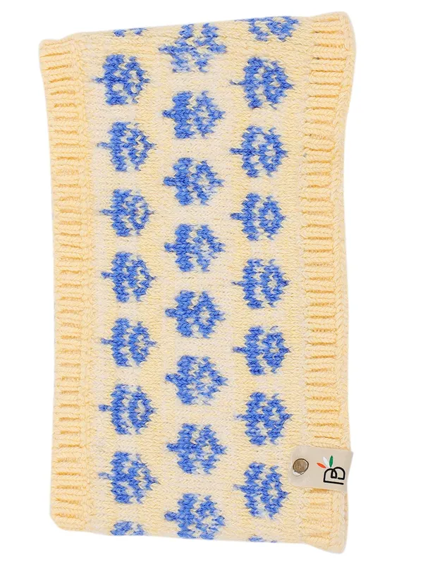 Cream_&_Grey_Woolen_Headband_For_Women