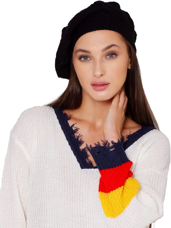 Black_Woolen_Cap_For_Women