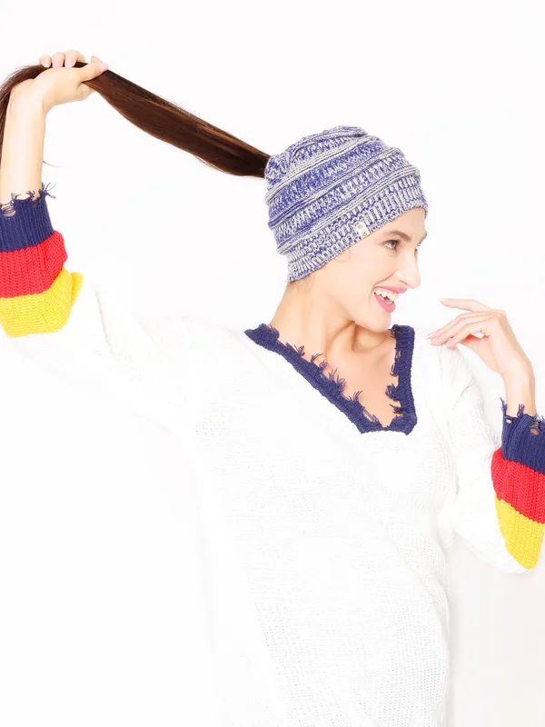 Blue_Woolen_Cap_For_Women