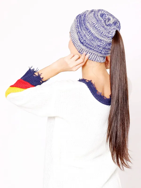 Blue_Woolen_Cap_For_Women