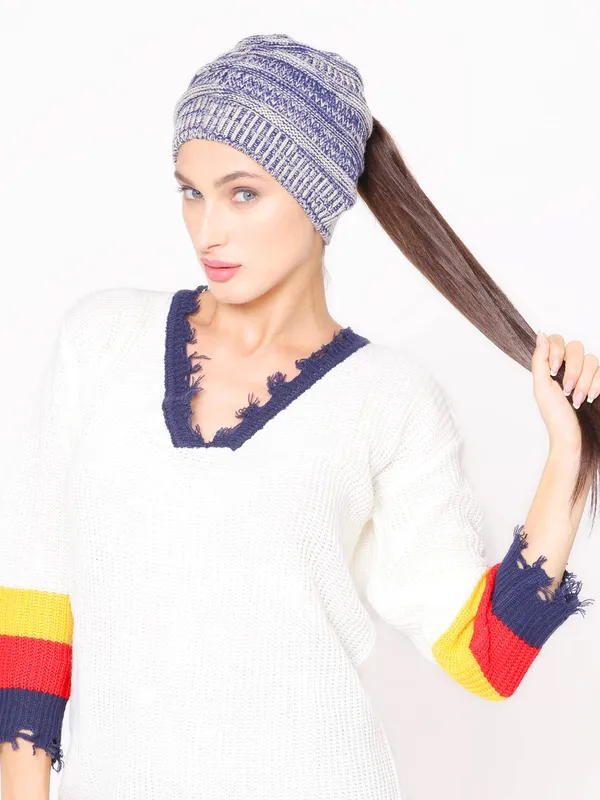 Blue_Woolen_Cap_For_Women