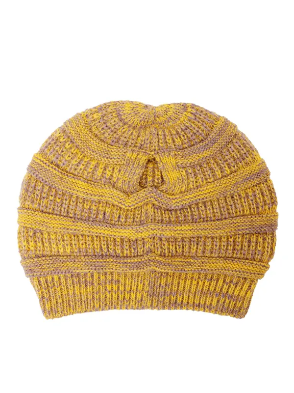 Yellow_Woolen_Cap_For_Women