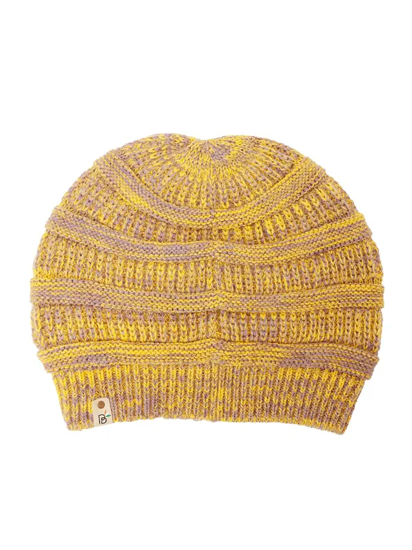 Yellow_Woolen_Cap_For_Women