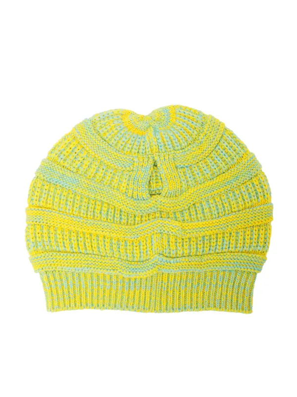 Lime_Woolen_Cap_For_Women