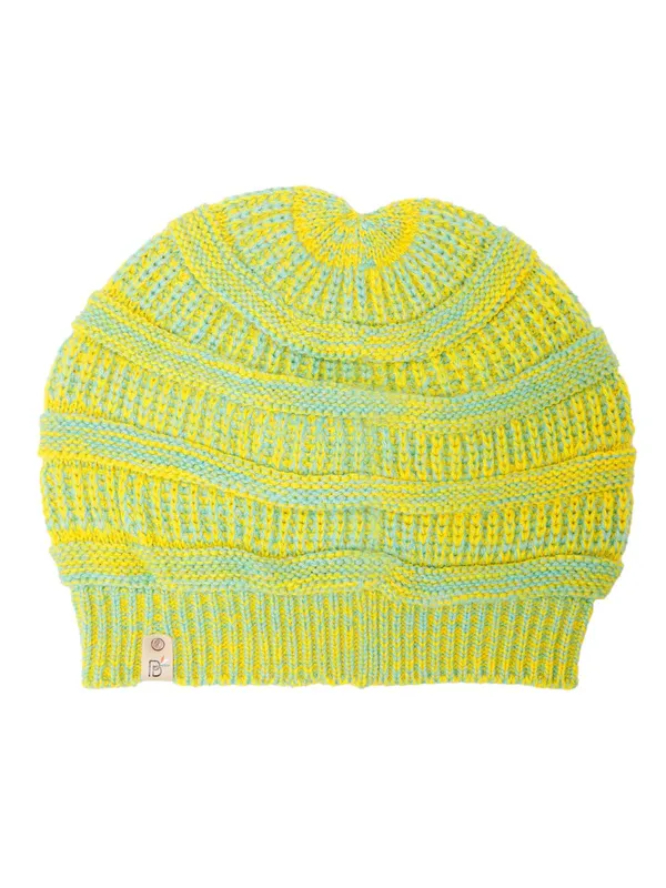 Lime_Woolen_Cap_For_Women