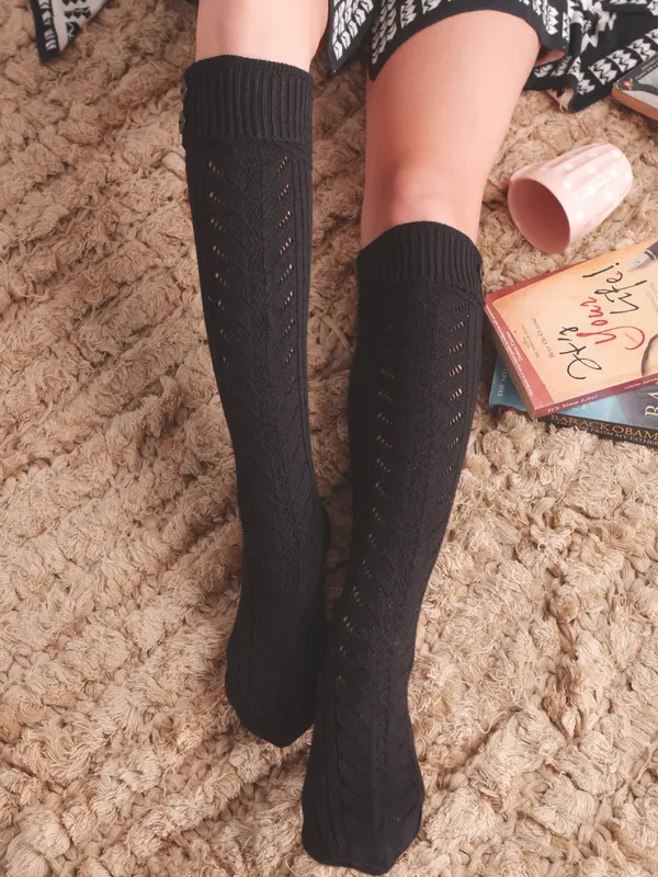 Black_Woolen_Socks_For_Women