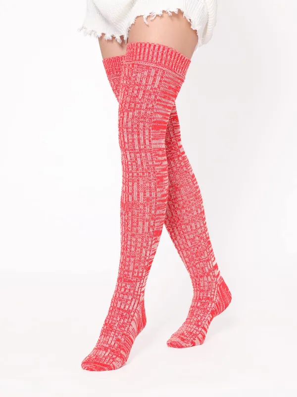 Women_Wool_Socks_Winter_Vintage_Warm_Soft_Thick_Knit_Woolen_Thigh_Length_Long_Socks_(Pink)