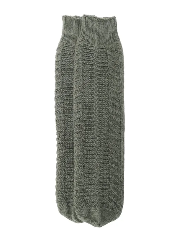 Olive_Woolen_Socks_For_Women