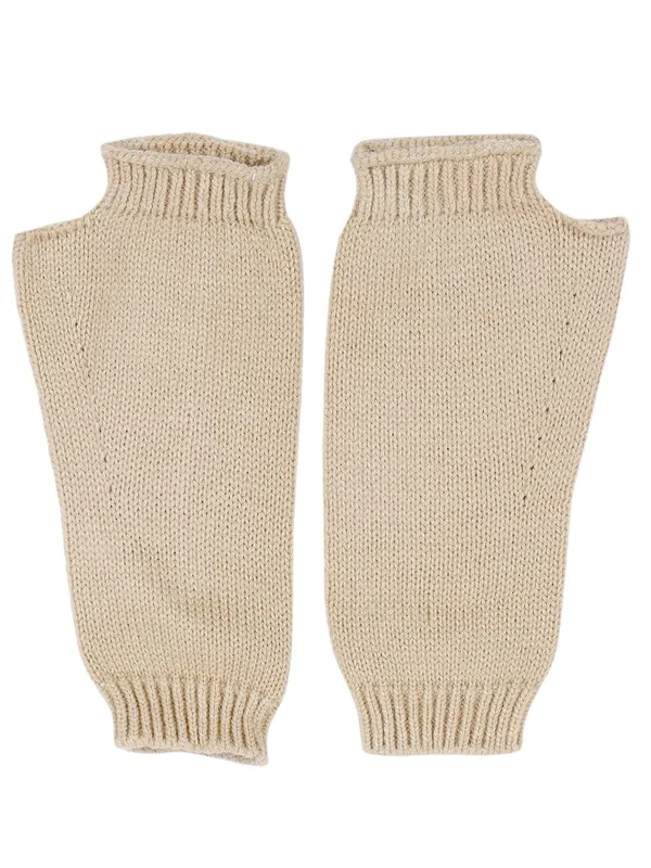 Beige_Woolen_Gloves_For_Women
