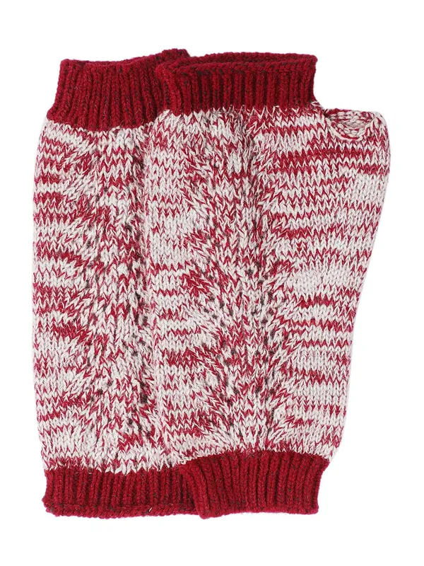 Maroon_Woolen_Gloves_For_Women