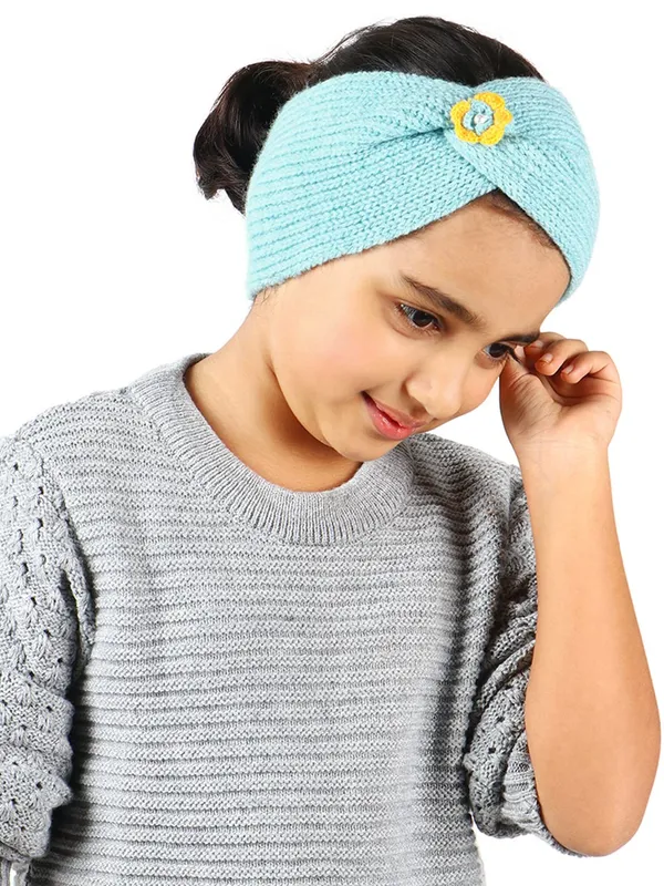 Turquoise_Blue_Woolen_Earmuff_For_Girls