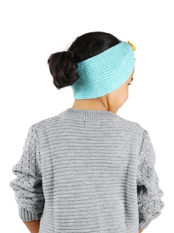 Turquoise_Blue_Woolen_Earmuff_For_Girls