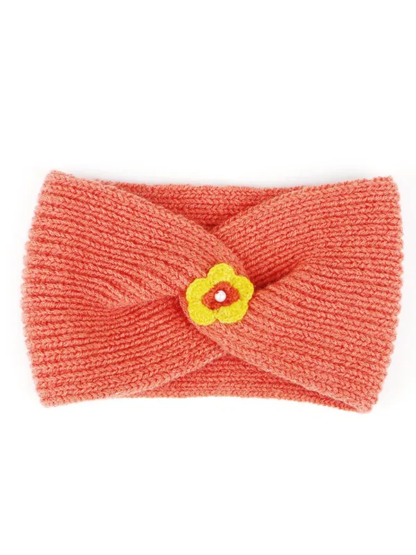 Orange_Woolen_Earmuff_For_Girls