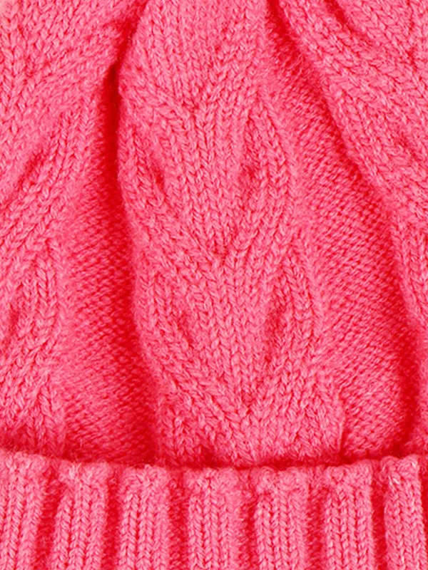 Pink_Woolen_Cap_For_Unisex_Child