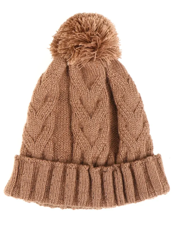Brown_Woolen_Cap_For_Unisex_Child
