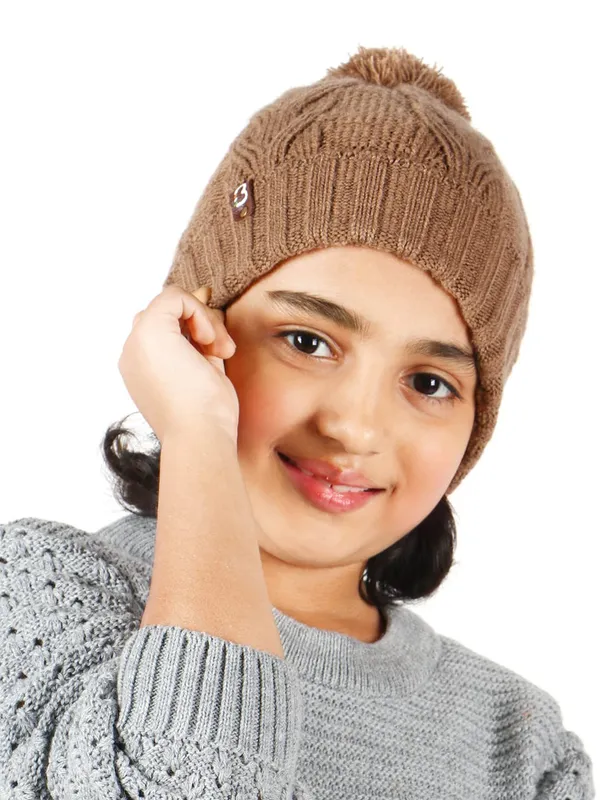 Brown_Woolen_Cap_For_Unisex_Child
