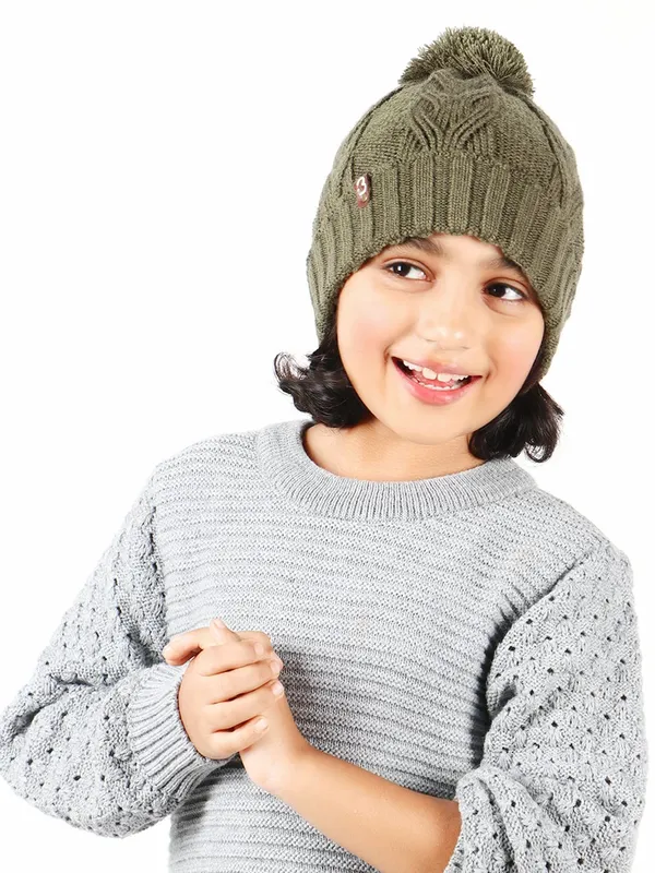 Green_Woolen_Cap_For_Unisex_Child