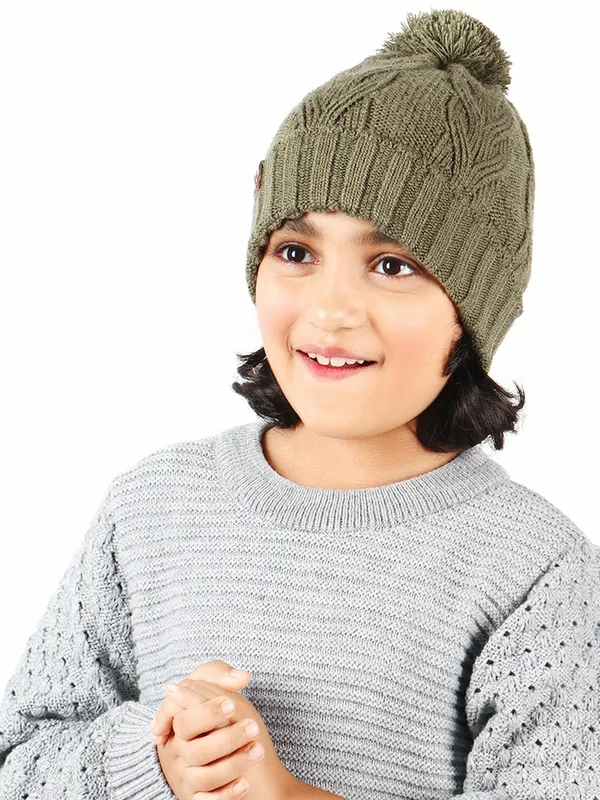 Green_Woolen_Cap_For_Unisex_Child