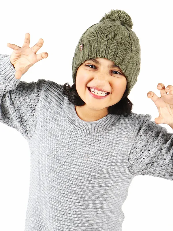 Green_Woolen_Cap_For_Unisex_Child