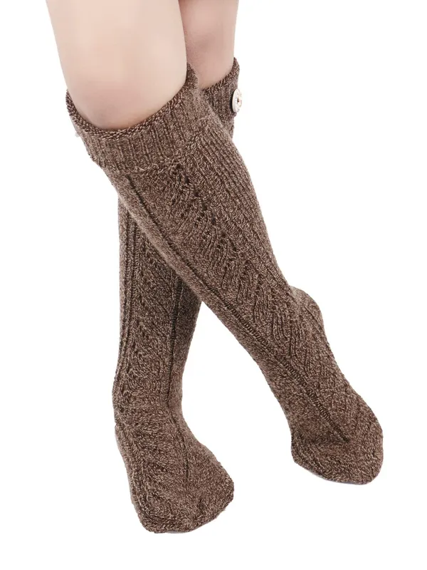 Brown_Woolen_Socks_For_Girls