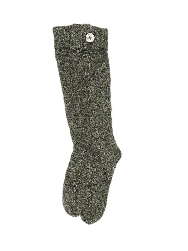 Olive_Woolen_Socks_For_Girls