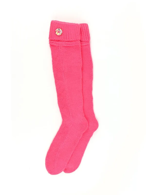 Pink_Woolen_Socks_For_Girls