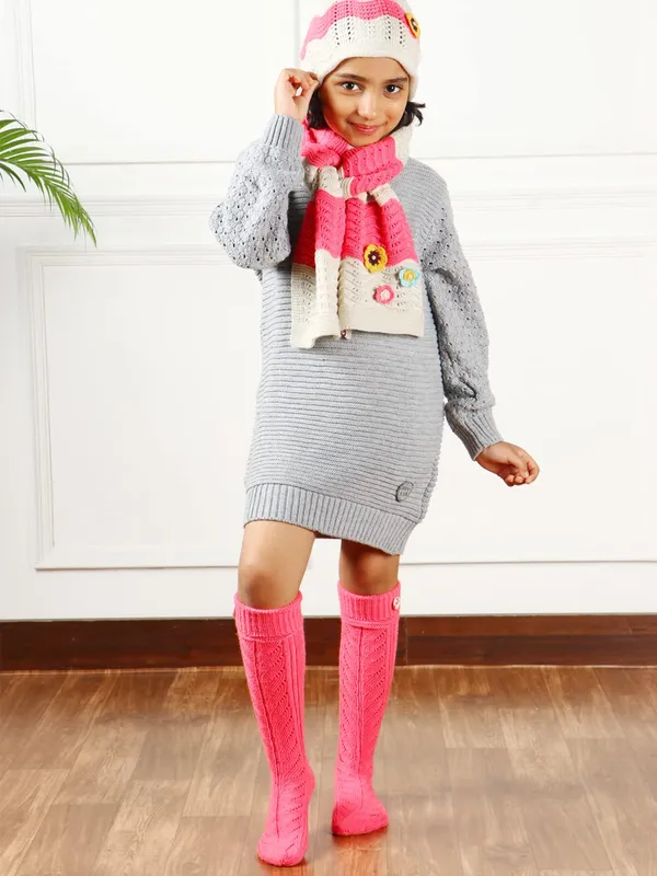 Pink_Woolen_Socks_For_Girls