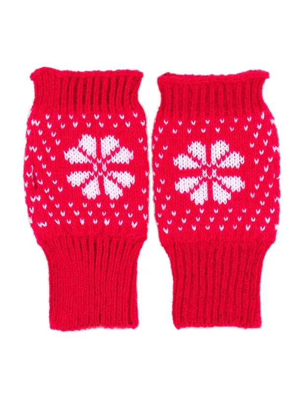 Red_Woolen_Gloves_For_Unisex_Child