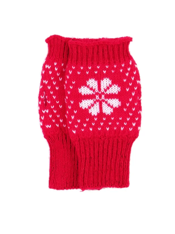 Red_Woolen_Gloves_For_Unisex_Child