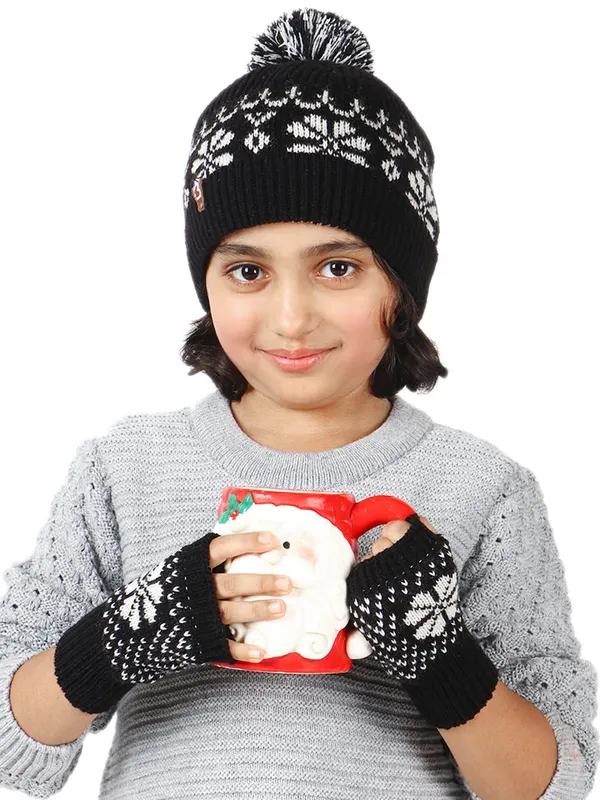 Black_Woolen_Gloves_For_Unisex_Child