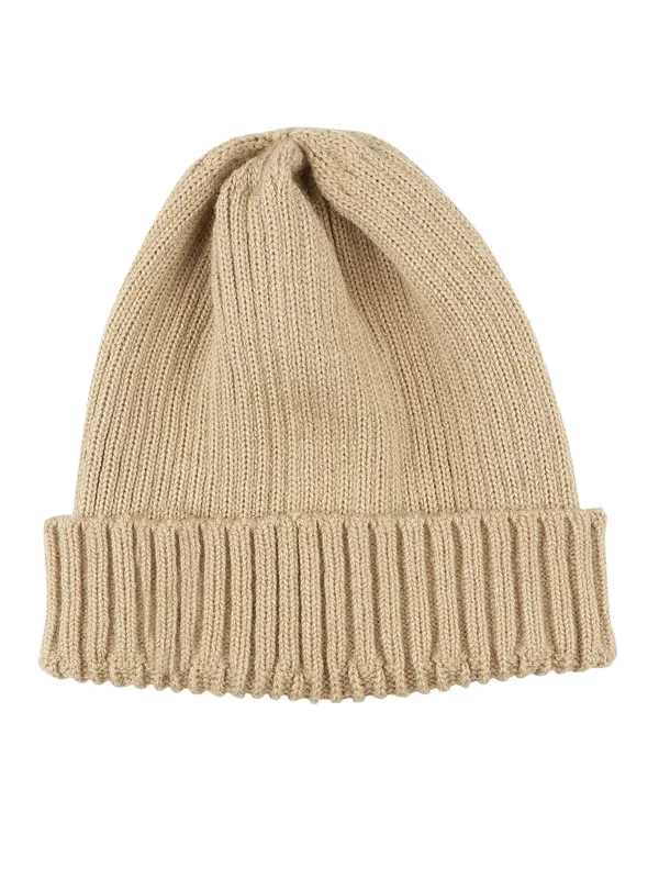 Beige_Woolen_Cap_For_Men