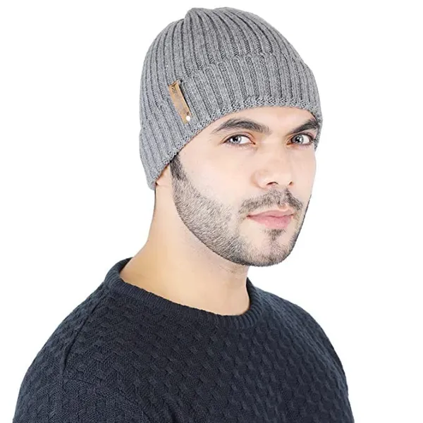 Grey_Woolen_Cap_For_Men