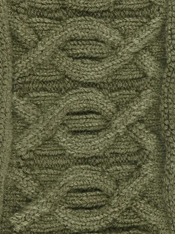 Olive_Woolen_Earwarmer_For_Men