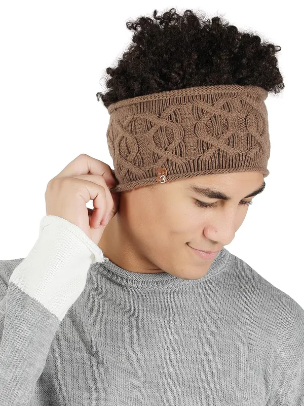 Brown_Woolen_Earwarmer_For_Men