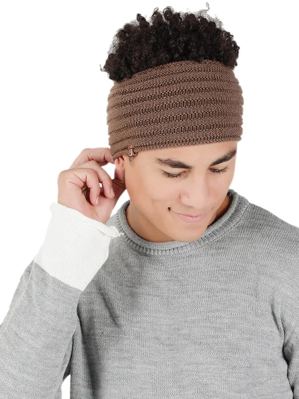 Brown_Woolen_Earwarmer_For_Men