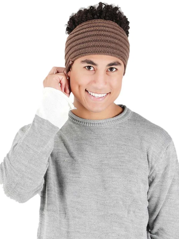 Brown_Woolen_Earwarmer_For_Men