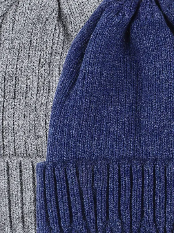 Grey_&_Blue_Woolen_Cap_For_Men