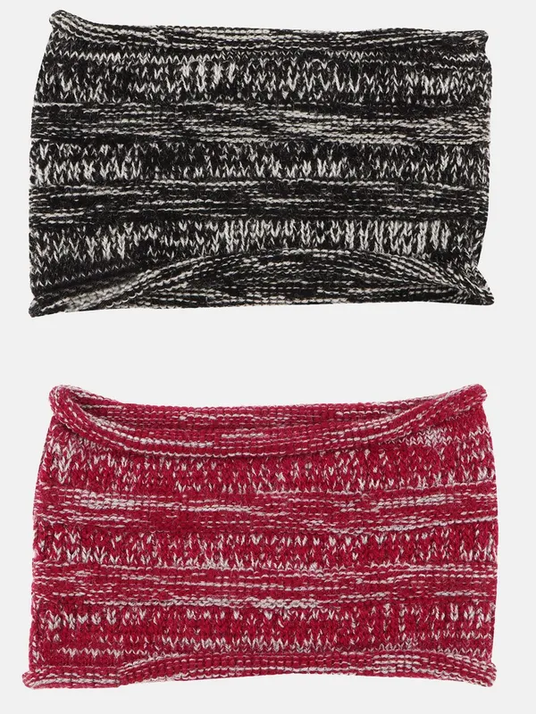 Black_&_Maroon_Woolen_Earwarmer_For_Men