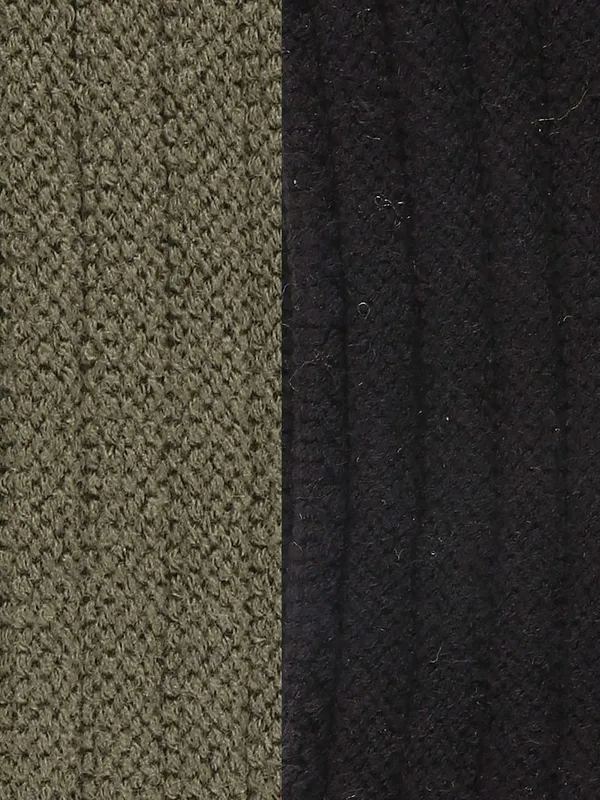 Olive_&_Black_Woolen_Earwarmer_For_Men