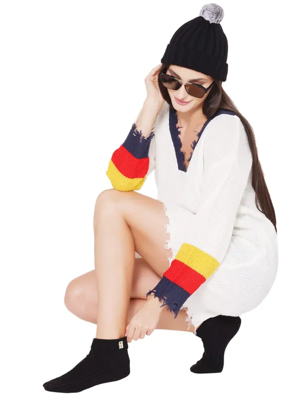 Grey_Woolen_Socks_For_Women_(Pack_Of_2)