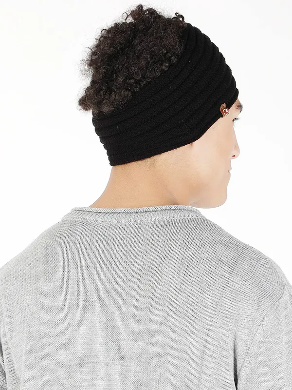 Black_Woolen_Earwarmer_For_Unisex